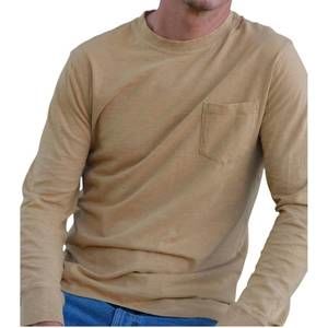 NEW GRAYERS hewitt garment dyed pocket tee in dijon